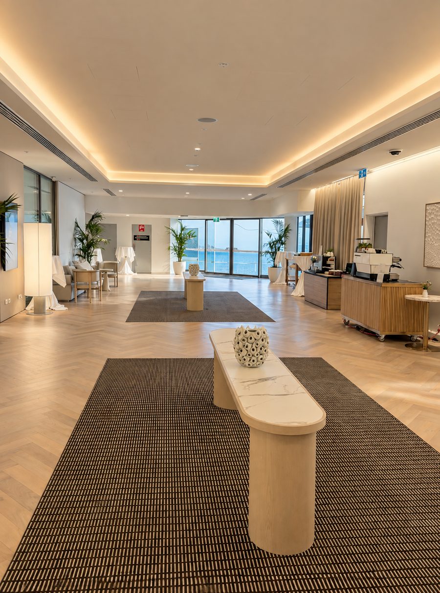 InterContinental Sydney Coogee Beach, pre function foyer opening to an ocean view